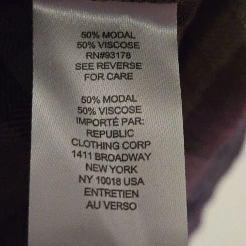 Workshop Republic Clothing Purple Native Plaid Shirt Size L